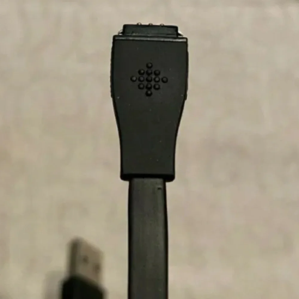 (2) Genuine FitBit Charge USB Charging Cables & (1) Wireless Dongle. Black OEM.